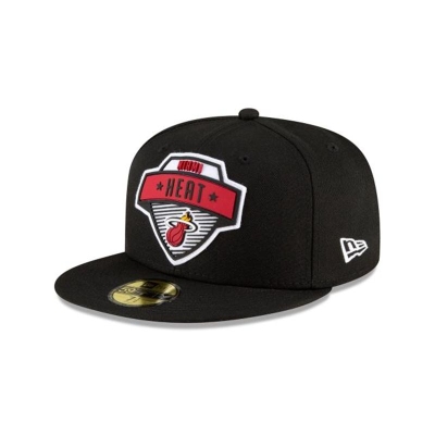 Miami Heat Gorra | New Era NBA Tip Off Edition 59fifty Fitted Cap Mexico - Negros